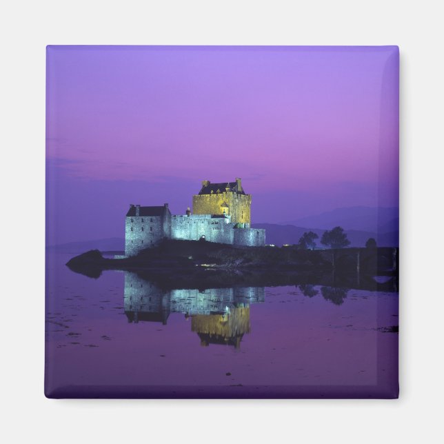 Eilean Donan slott, skotska högländerna Magnet (Framsidan)