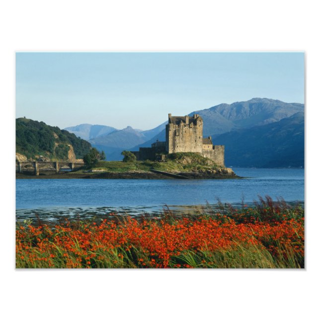 Eilean Donan slott, skotska högländerna, Skottland Fototryck (Framsidan)