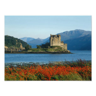 Eilean Donan slott, skotska högländerna, Skottland Fototryck