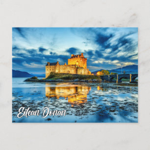Eilean Donan slott, skotska högländerna Vykort