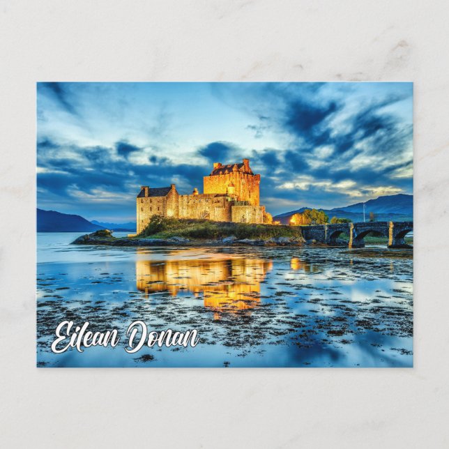 Eilean Donan slott, skotska högländerna Vykort (Framsida)