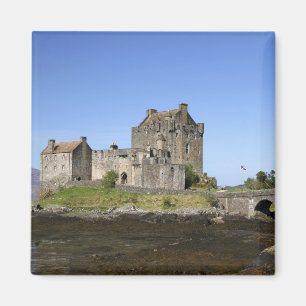 Eilean Donan slott, Skottland. Den berömda Eilean Magnet