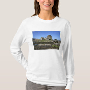 Eilean Donan slott, Skottland. Den berömda Eilean T-shirt