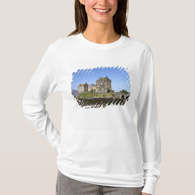 Eilean Donan slott, Skottland. Den berömda Eilean  Tee (Framsida)