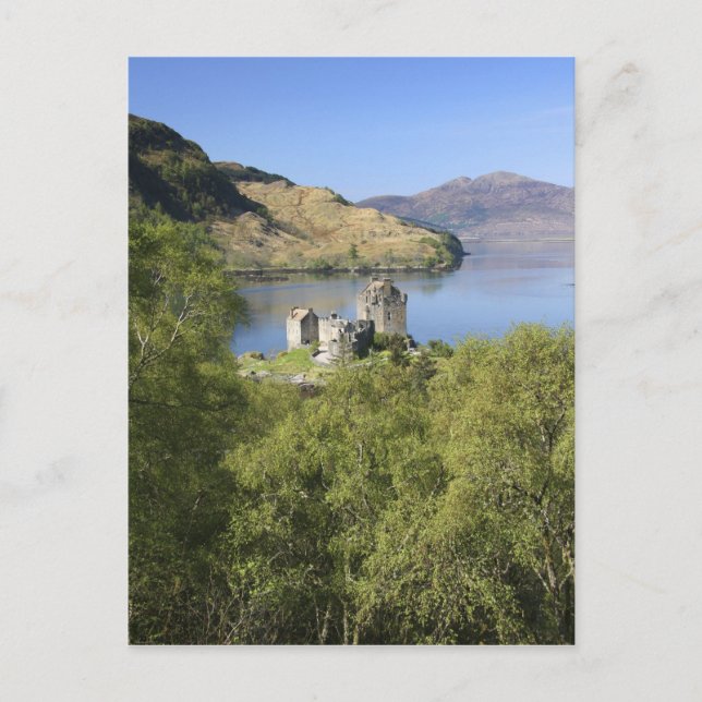 Eilean Donan slott, Skottland. Den berömda Eilean Vykort (Framsida)