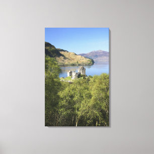 Eilean Donan slott, Skottland. Det berömda Eilean Canvastryck