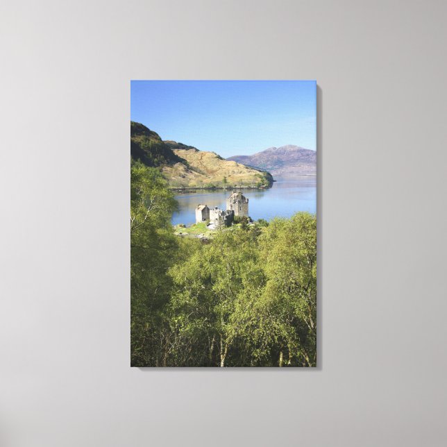 Eilean Donan slott, Skottland. Det berömda Eilean Canvastryck (Framsida)
