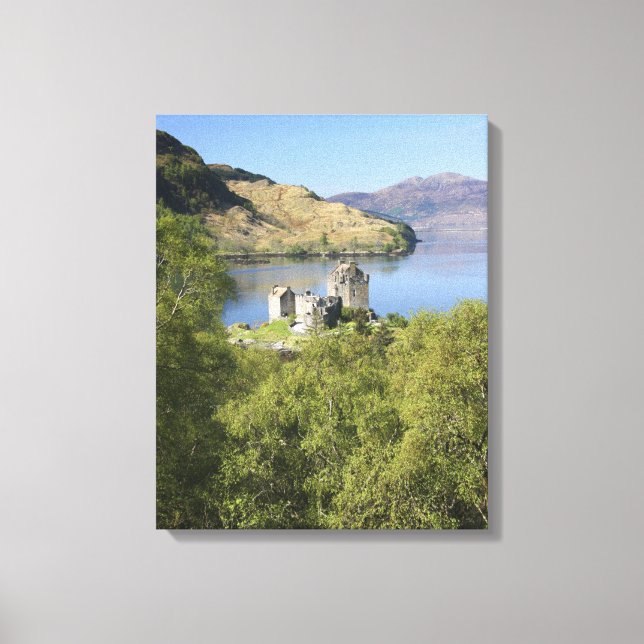 Eilean Donan slott, Skottland. Det berömda Eilean Canvastryck (Framsida)