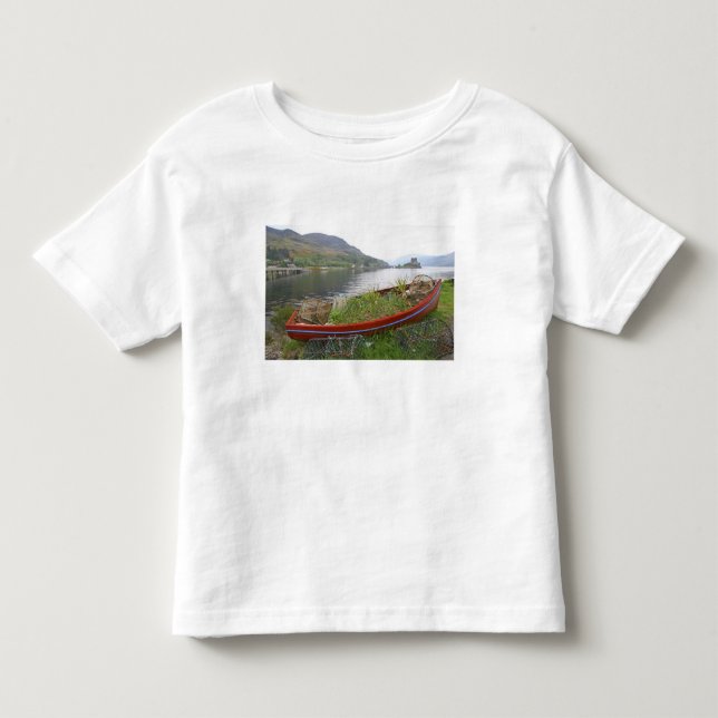 Eilean Donan slott, Skottland. Det berömda Eilean  Tee (Framsida)