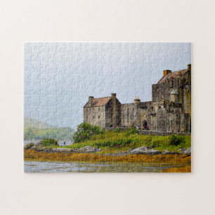 Eilean Donan slott Skottland. Pussel