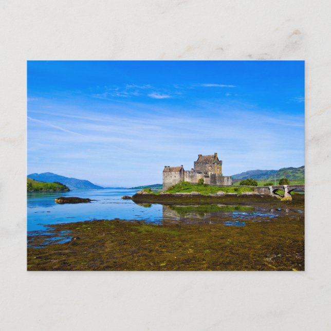Eilean Donan slott, Skottland vykort (Framsida)