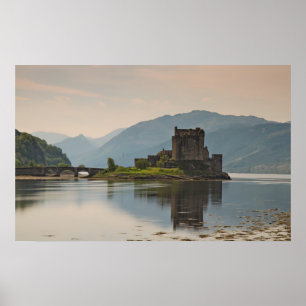 Eilean Donan slottaffisch Poster