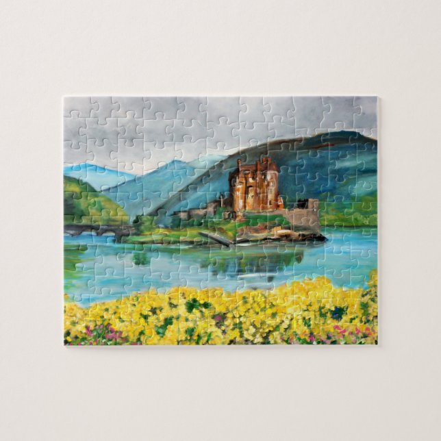 Eilean Donan slottpussel Pussel (Horisontell)