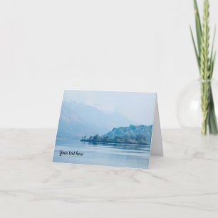Eilean Munde på Loch Leven, Scotland Greeting Card Kort