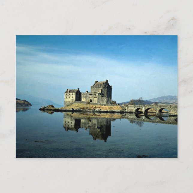 Eileen Donan Castle, Kyle of Lochalsh, Skottland Vykort (Framsida)