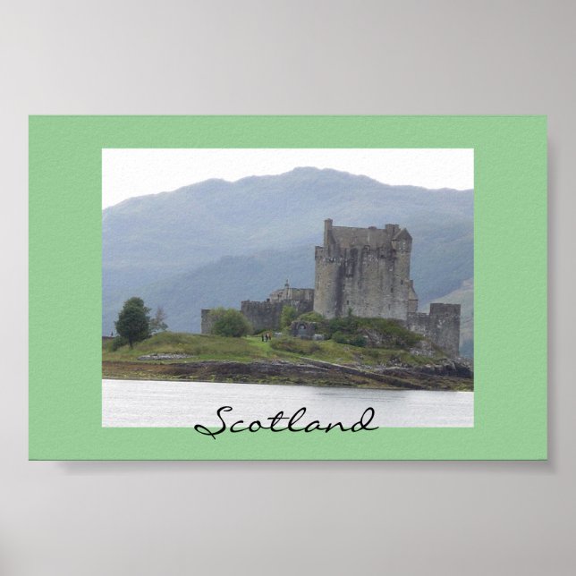 Eileen Donan Castle, Skottland Poster (Framsidan)