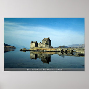 Eileen Donan slott, Kyle av Lochalsh, Skottland Poster