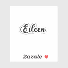 Eileen Namn - Handskriven kalligrafi Klistermärken