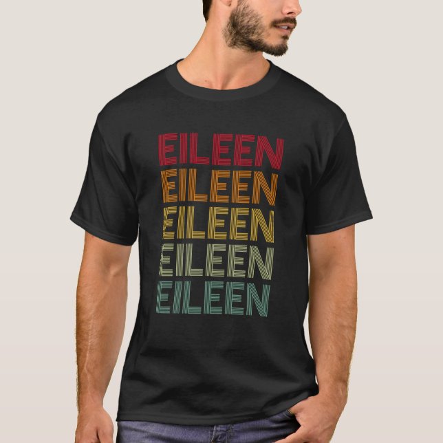 Eileen Retro Namn Humor Nickname T Shirt (Framsida)