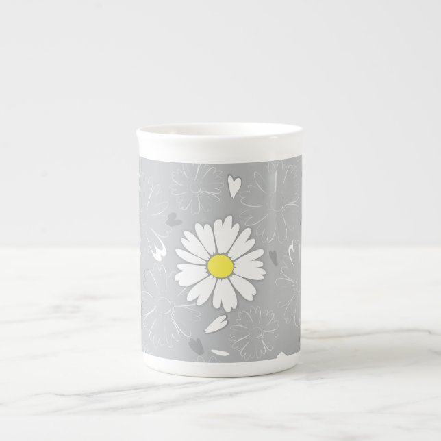 Eilins Daisy Flower Benporslin Mugg (Framsidan)