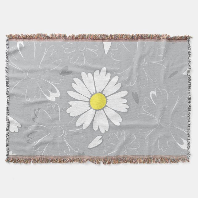 Eilins Daisy Flower Filt (Framsidan)