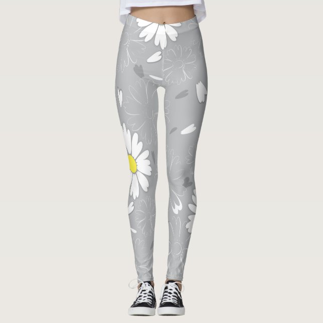 Eilins Daisy Flower Leggings (Framsida)