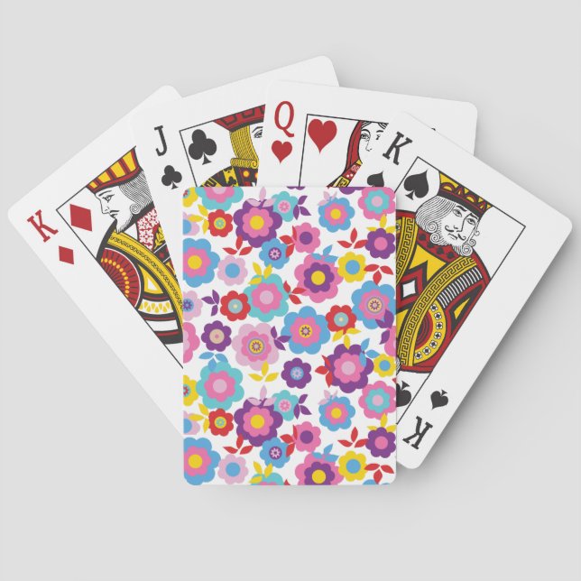 Eilins vårblommor 2 casinokort (Baksidan)