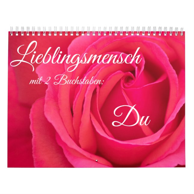 Ein ganzes Jahr Blumen für Deinen Lieblingsmensch! Kalender (Omslag)
