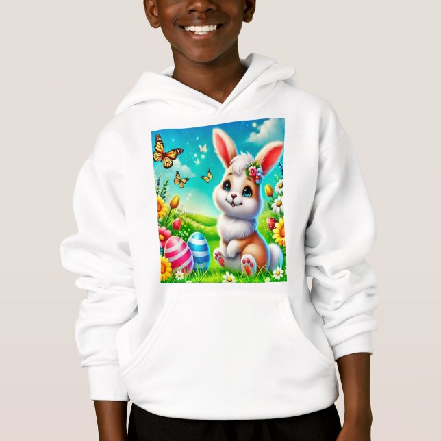 Ein glücklicher Hase T Shirt (Framsida)