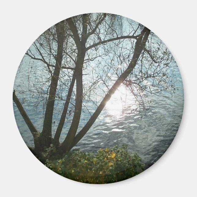 Ein Herbsttag am See Magnet (Framsidan)