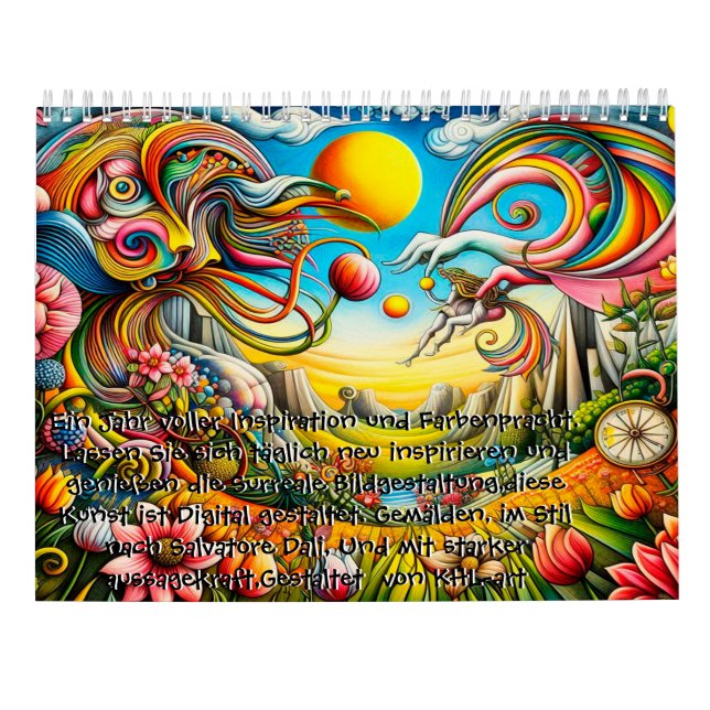 Ein Jahr in Farbenpracht Kalender (Baksida)