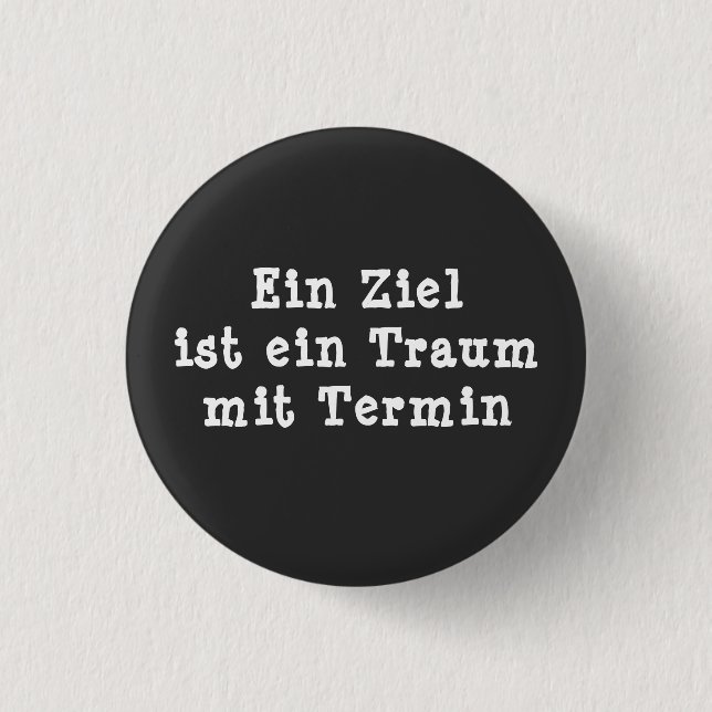 Ein Ziel ist ein Traum mit Termin Knapp (Framsida)