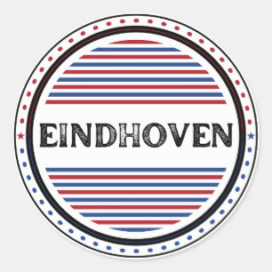 Eindhoven City Pride Emblem – Nederländsk identite Runt Klistermärke