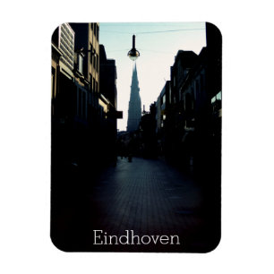 Eindhoven street & Catharinakerk, Nederländerna Magnet
