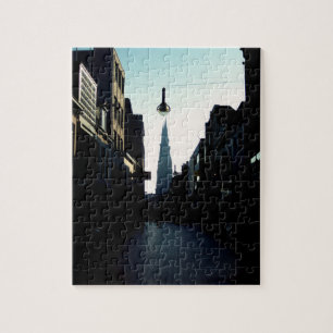 Eindhoven street & Catharinakerk, Nederländerna Pussel