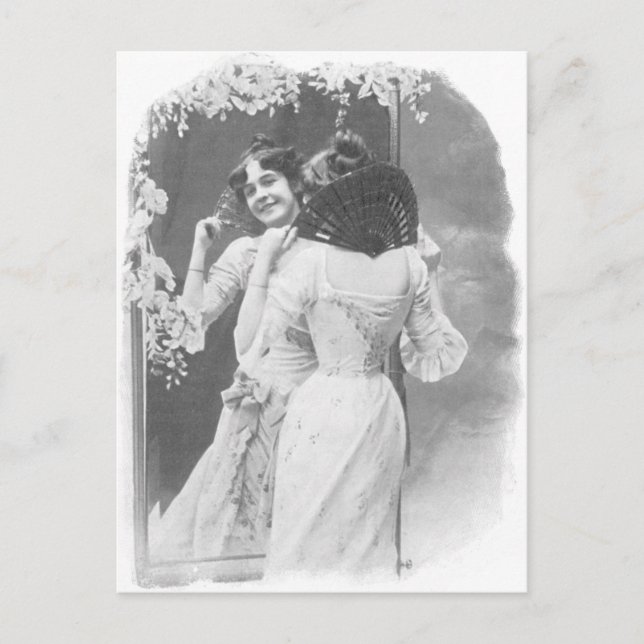 Eine Kokette Vykort (Framsida)