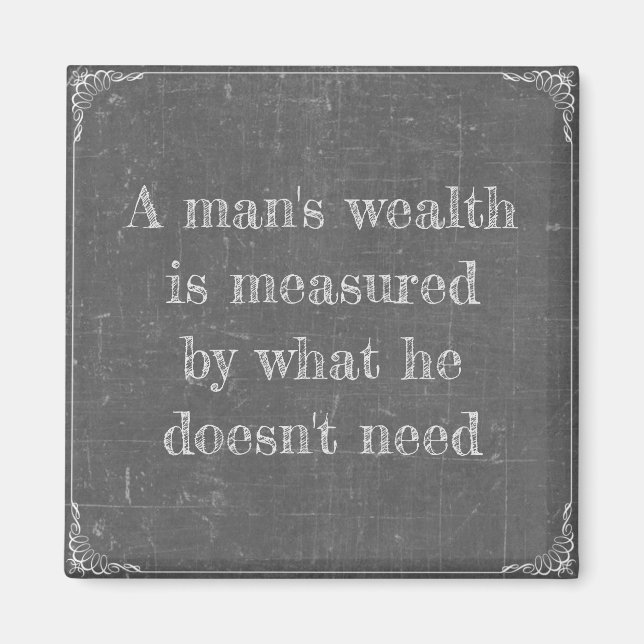 Eines Menschen Reichtum Magnet (Framsidan)