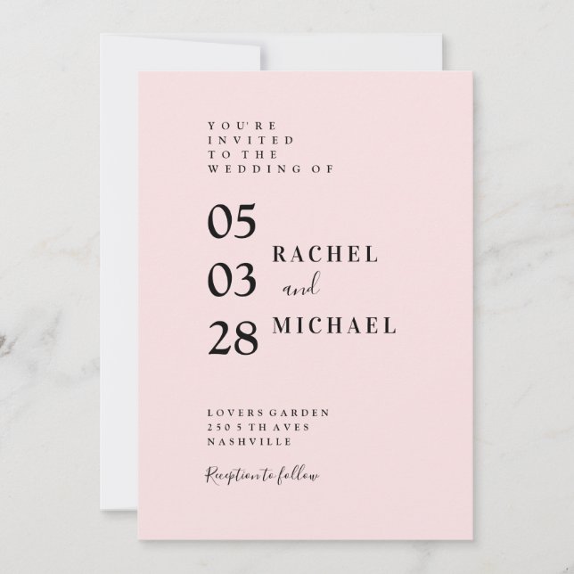 Einfache Einladung-inbjudan Inbjudningar (Framsida)