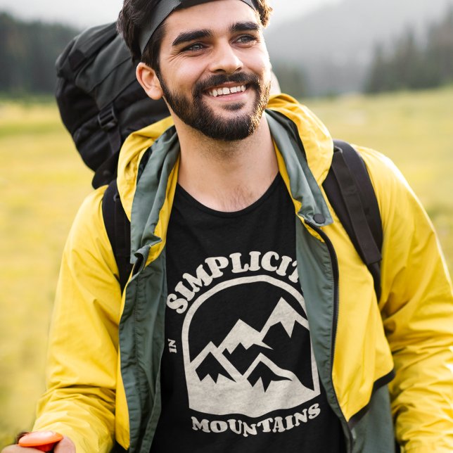 Einfachheit in den Bergen, Wander T Shirt (Skapare uppladdad)