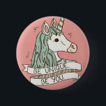 Einhorn Button 5,7 cm Rund Knapp<br><div class="desc">Einhorn Button 5, 7 cm Rund.</div>