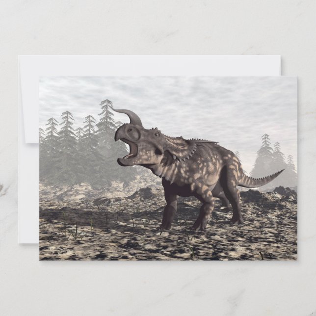 Einiosaurus dinosaur - 3D-rendering (Framsida)
