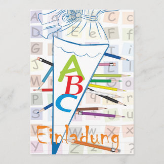 Einladung zum Schulanfang Inbjudningar