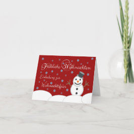 Einladung zur Firmenweihnachtsfeier! Kort