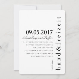 Einladungskarten puristisch inbjudningar