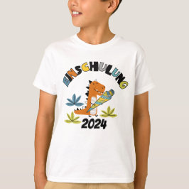 Einschulung 2026 - Dino mit Schultüte  T Shirt