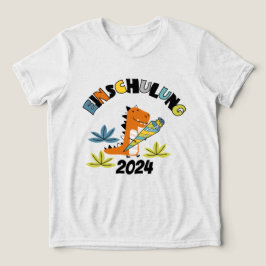 Einschulung 2026 - Dino mit Schultüte T Shirt