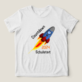 Einschulung - Countdown Schulstart 2026 - Rakete | T Shirt