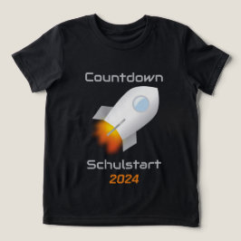 Einschulung - Countdown Schulstart - Rakete 1 | T Shirt
