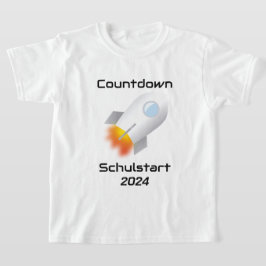 Einschulung - Countdown Schulstart - Rakete 2 | T Shirt