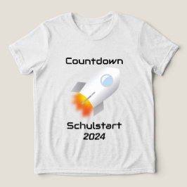Einschulung - Countdown Schulstart - Rakete 2 | T Shirt